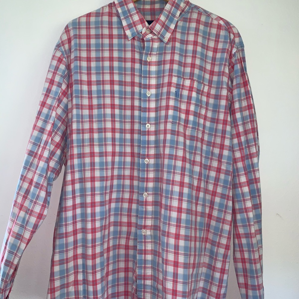 Long sleeve button down dress shirt